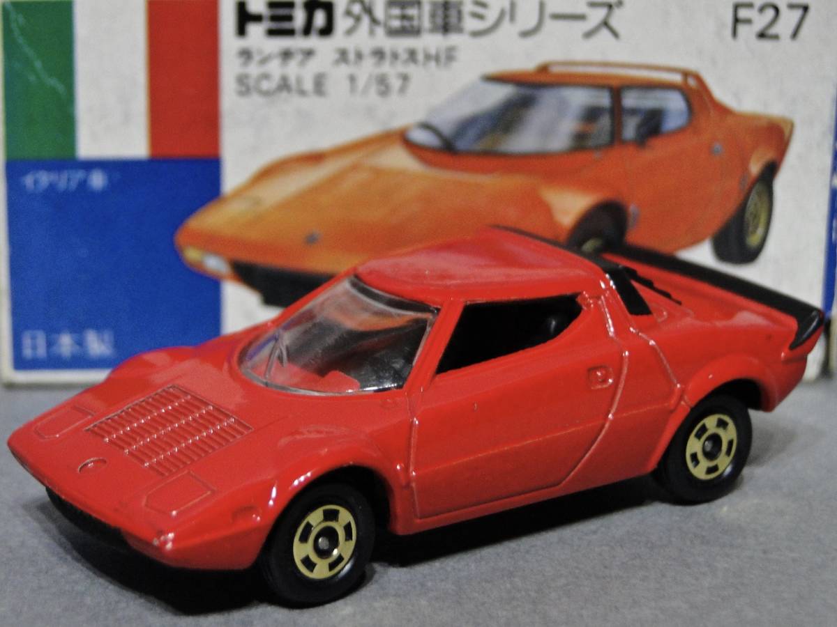 青箱トミカ ランチア ストラトスhf レッド 日本製 ランチャ ターボ 外国車 乗用車 売買されたオークション情報 Yahooの商品情報をアーカイブ公開 オークファン Aucfan Com