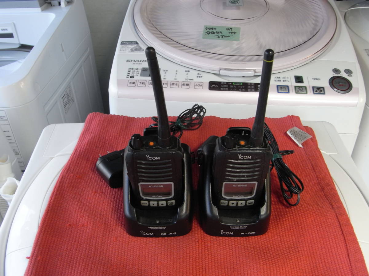 2026，本物保証 icom IC-DPR6 アイコム トランシーバー2台セット ジャンク(ハンディ)｜売買されたオークション情報、yahooの商品情報をアーカイブ公開 - オークファン ハンディ