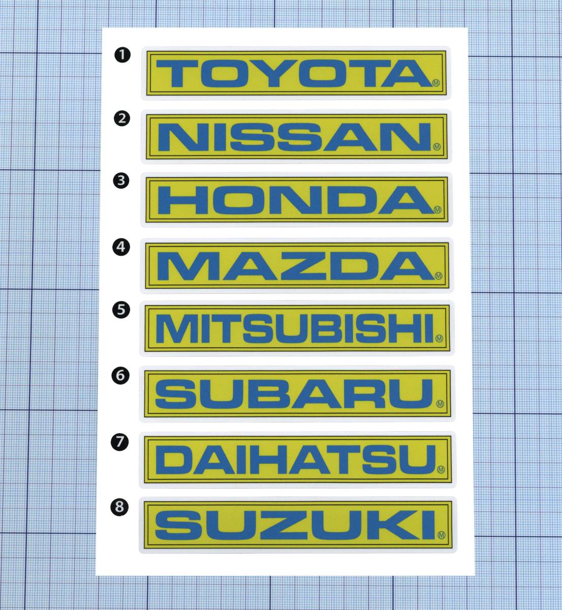 旧車風ステカ Yanase風メーカーステッカー 8種類の中から1枚 左右約13cm 天地約2cm その他 売買されたオークション情報 Yahooの商品情報をアーカイブ公開 オークファン Aucfan Com