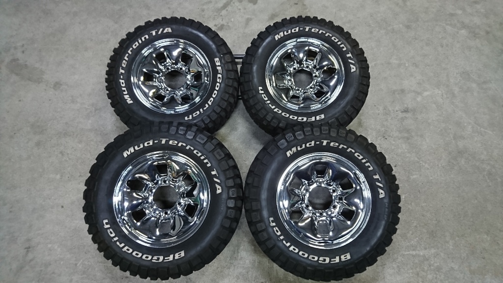 215/75R15 LT BF Good rich Mud-Terrain T/A ホワイトレター バリ溝