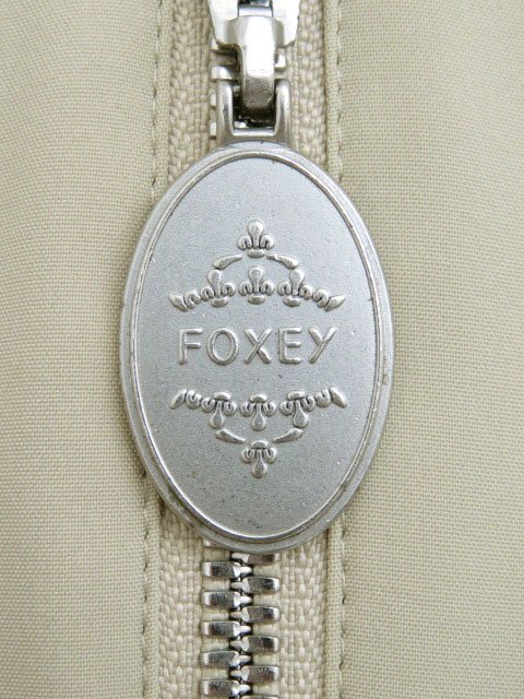 1円スタート FOXEY NEW YORK コート（RAINYリトルギャザー）30137 12年 