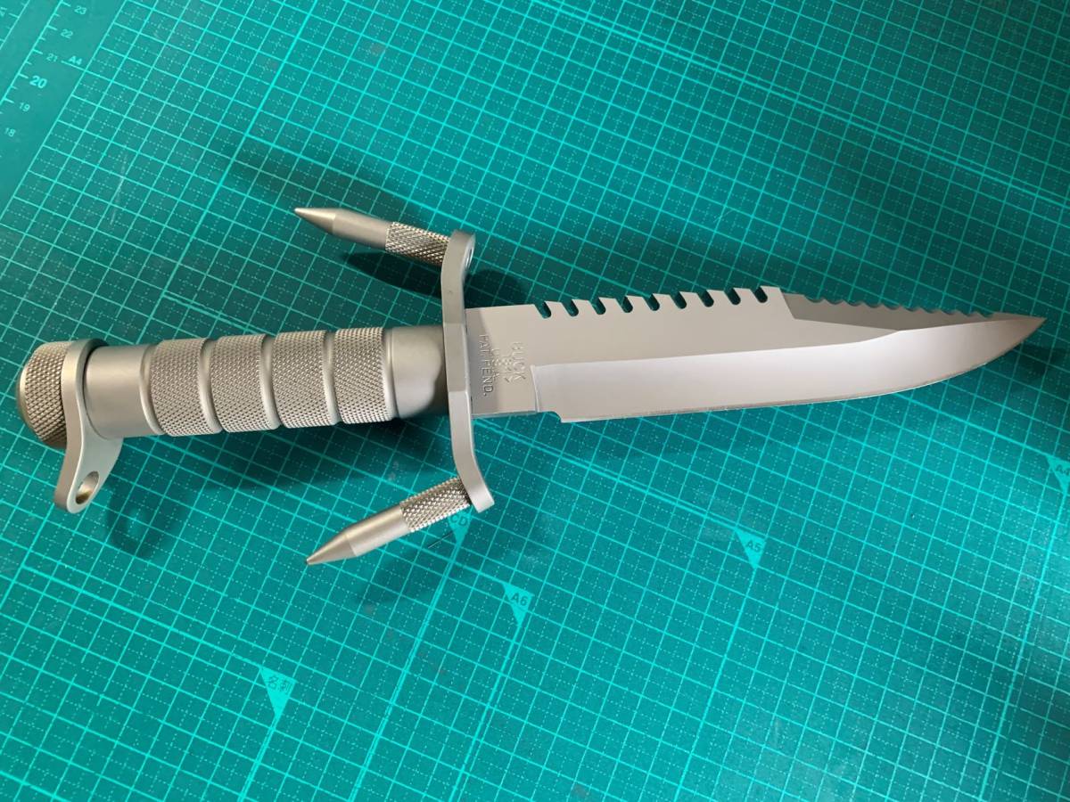 バックマスター 0 BUCK サバイバルナイフ MASTER 公式通販 ナイフused品 BUCK#184 美品BUCK 希少 buckmaster 初期モデル r&frasl;knives オールド バックマスターサバイバルナイフ の価値