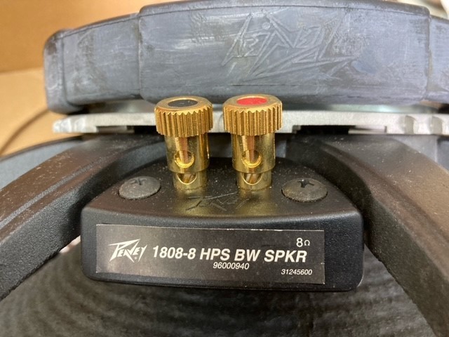パーティーボーイページ □中古品□ PEAVEY 1808-8 HPS BW SPKR 8□動作未確認□ PEAVEY