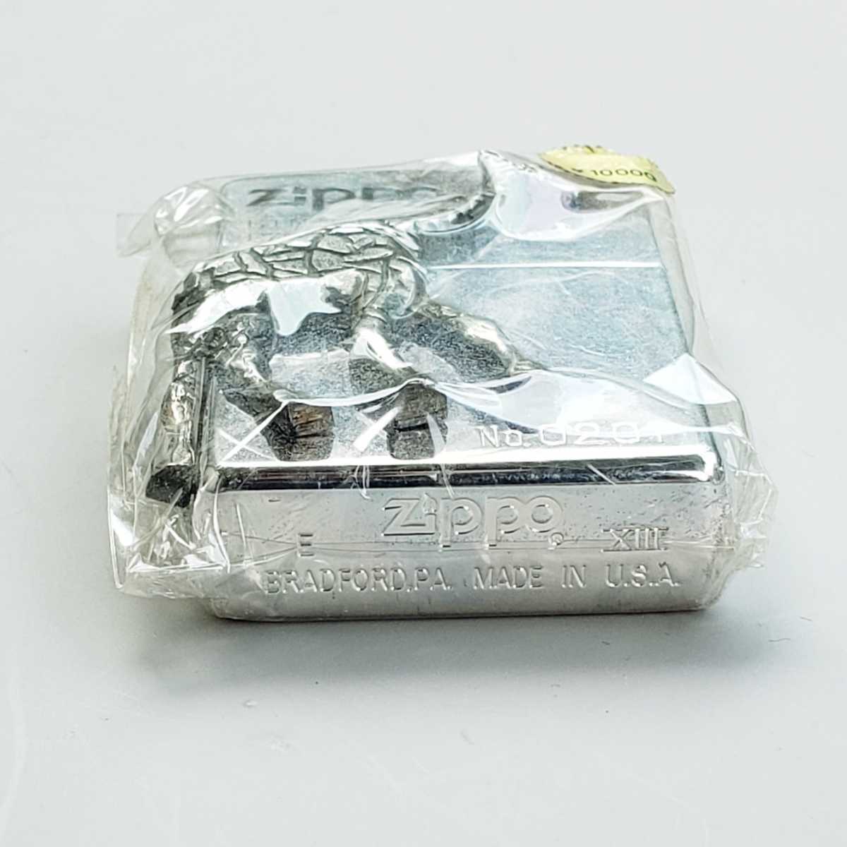 店舗保管品 未使用 未着火 ZIPPO ジッポー アニマル立体メタル キリン 