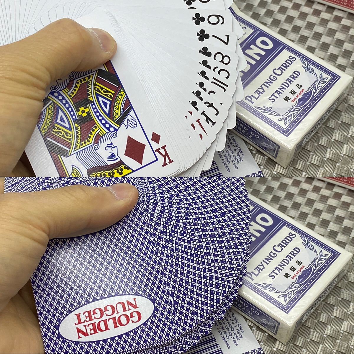 レアデック 開封品 Mint Golden nugget arigtorrat playing cards
