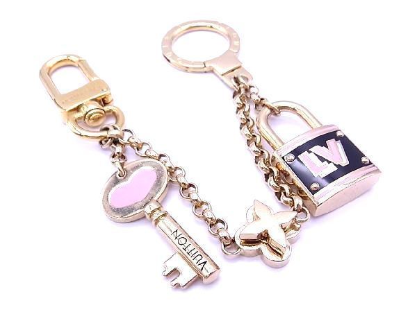 限定セール，SALE 1円 極 LOUIS VUITTON ルイヴィトン M63083 ポルトクレシェンヌベストフレンド チャーム キーホルダー ゴールド系 P6493CM(服飾小物)｜売買されたオークション情報、yahooの商品情報をアーカイブ公開 服飾小物