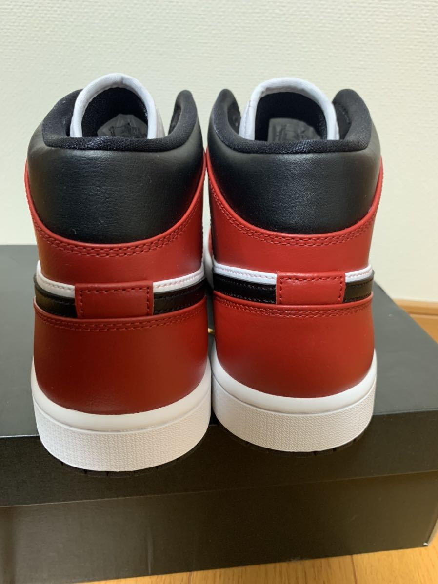 【未使用】NIKE/ナイキ AIR JORDAN 1 MID CHICAGO BLACK TOE エアジョーダン1 シカゴ ブラックトゥ 28センチ ２８cm 0 Jordan Air 'Chicago' REVIEW! With