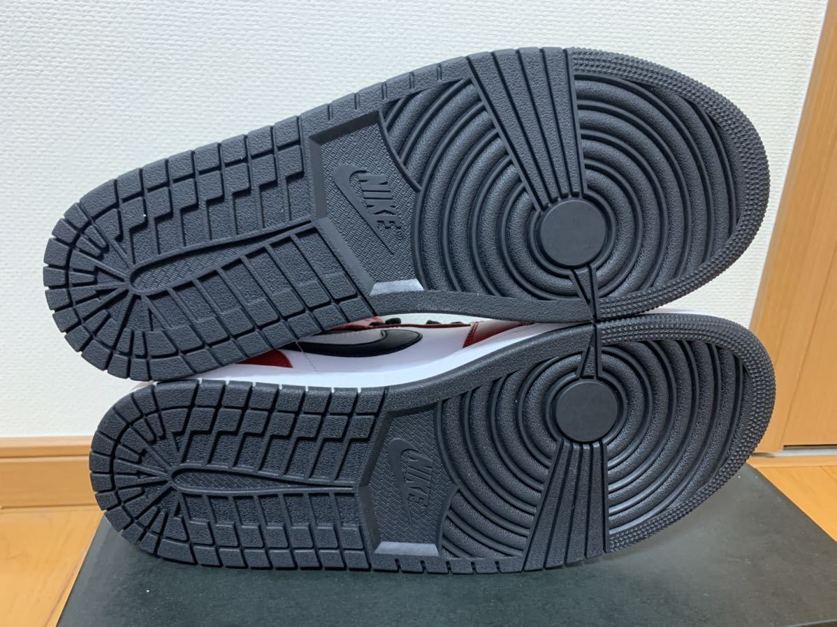 【未使用】NIKE/ナイキ AIR JORDAN 1 MID CHICAGO BLACK TOE エアジョーダン1 シカゴ ブラックトゥ 28センチ ２８cm 0 Jordan Air 'Chicago' REVIEW! With