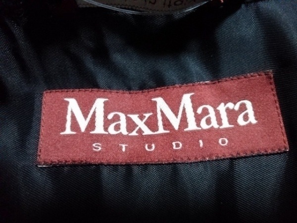 マックスマーラスタジオ Max Mara STUDIO サイズ40 M - 黒 レディース 長袖/冬 コート Mara Max STUDIO マックスマーラ公式サイト スタジオ ジャージーワンピース