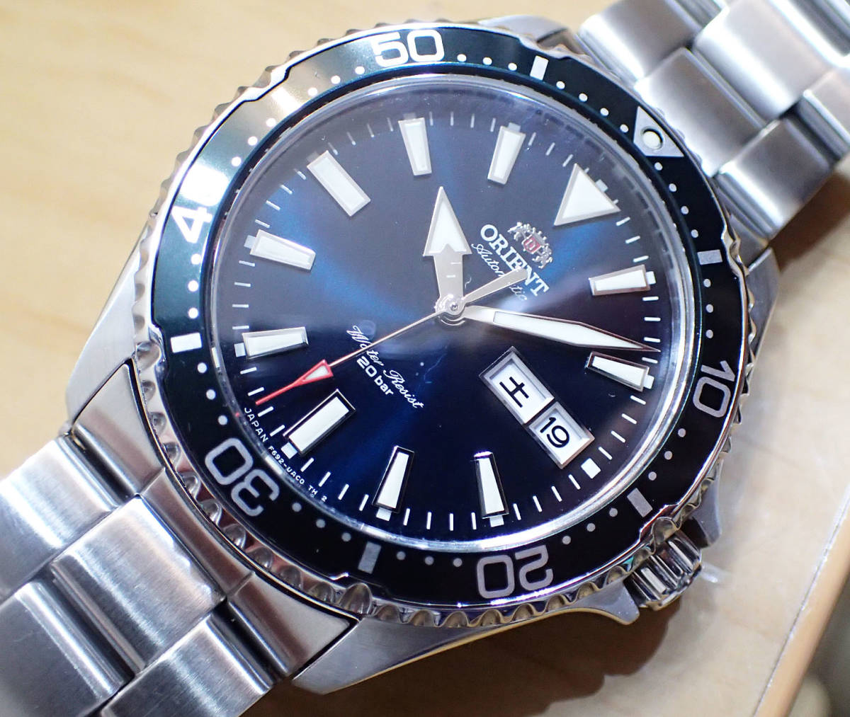 美品/動作品 ◇オリエント/Orient RN-AA0808E ◇カマスグリーン  