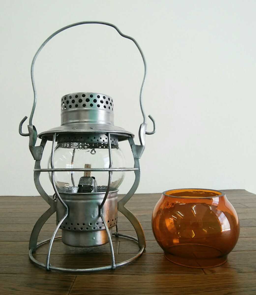★極み！燻し銀！オリジナルパーツ/新品アンバー/取説付き★DIETZ No.999/N.Y.C.S/Railroad Lantern/デイツNo.999レイルロードランタン　