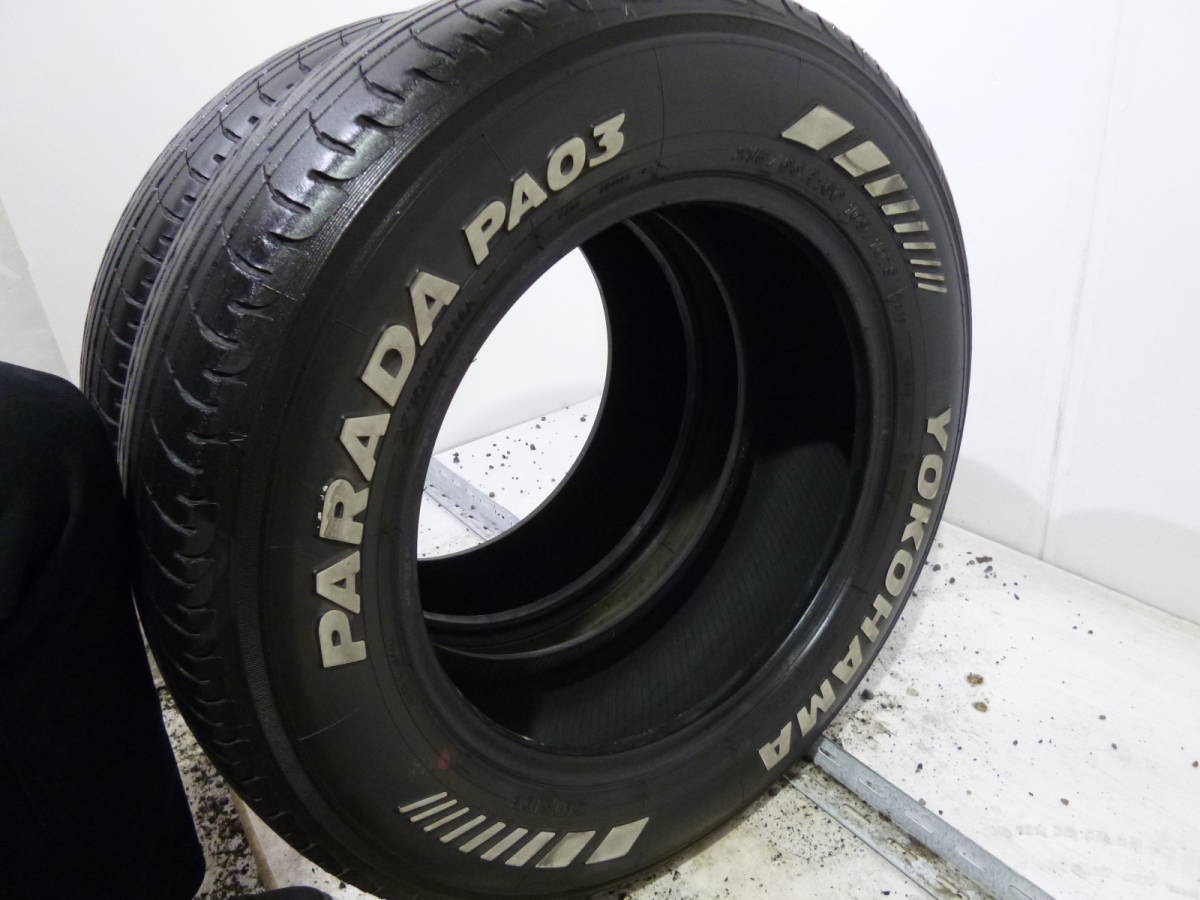 @即日発送@ホワイトレター＠ 215/65R16 109/107 YOKOHAMA PARADA PA03　２本！９３０９ 215⁄65R16 即日発送@ホワイトレター＠ 109⁄107 215／65 ホワイトレターの通販 正規品