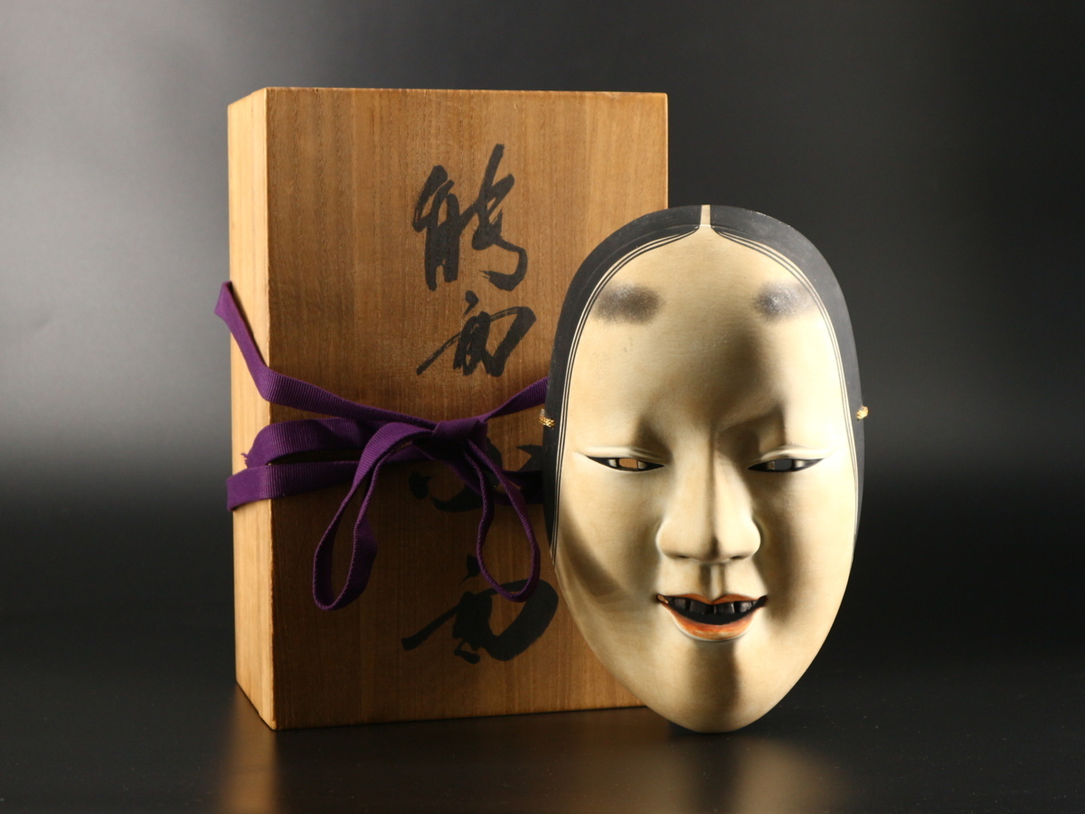 石津玉仙 作 小面 彩色木彫能面 共箱 能楽 伝統 芸能 雅楽 - Yahoo 