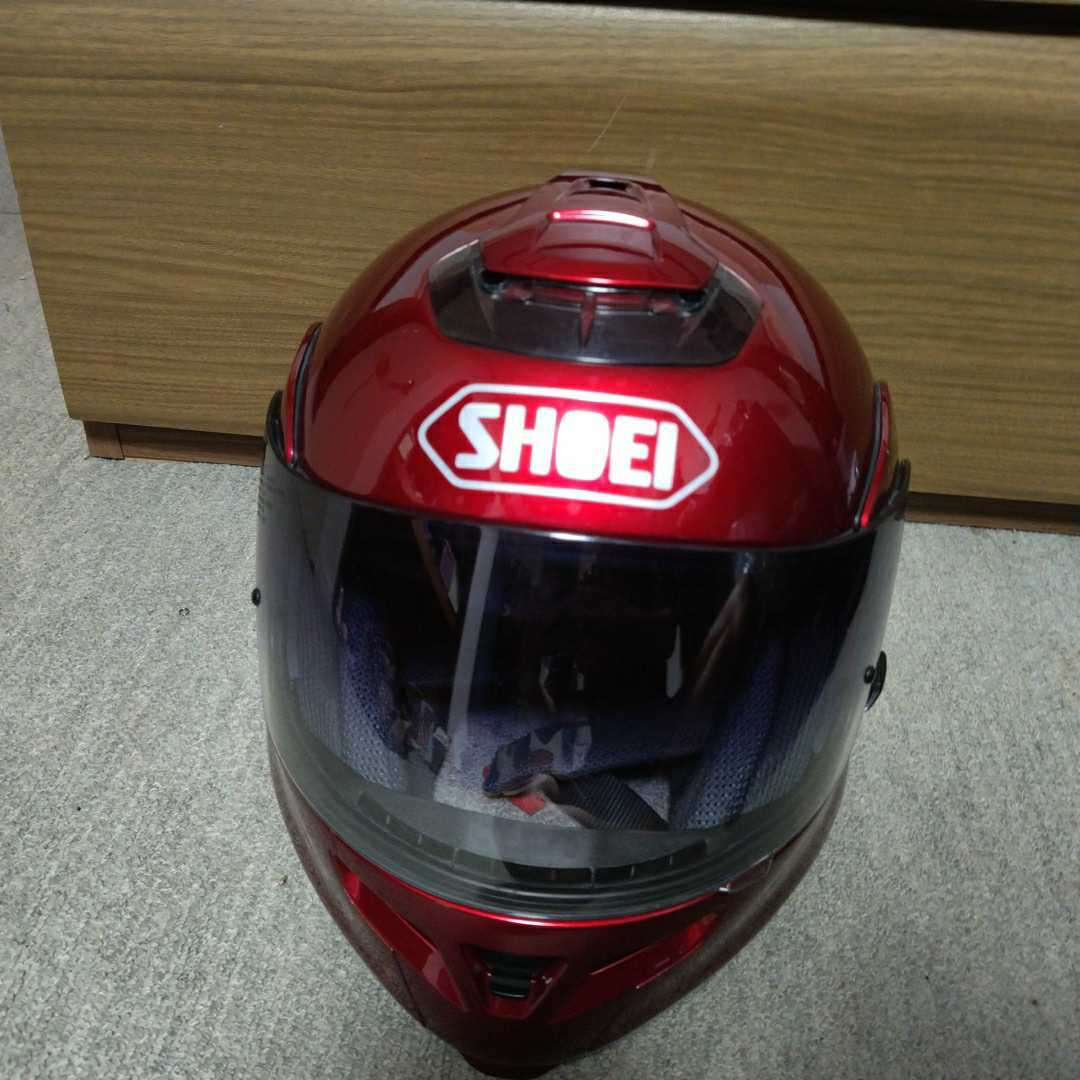 SHOEI マルチテック フルフェイスヘルメット レッド 自動車