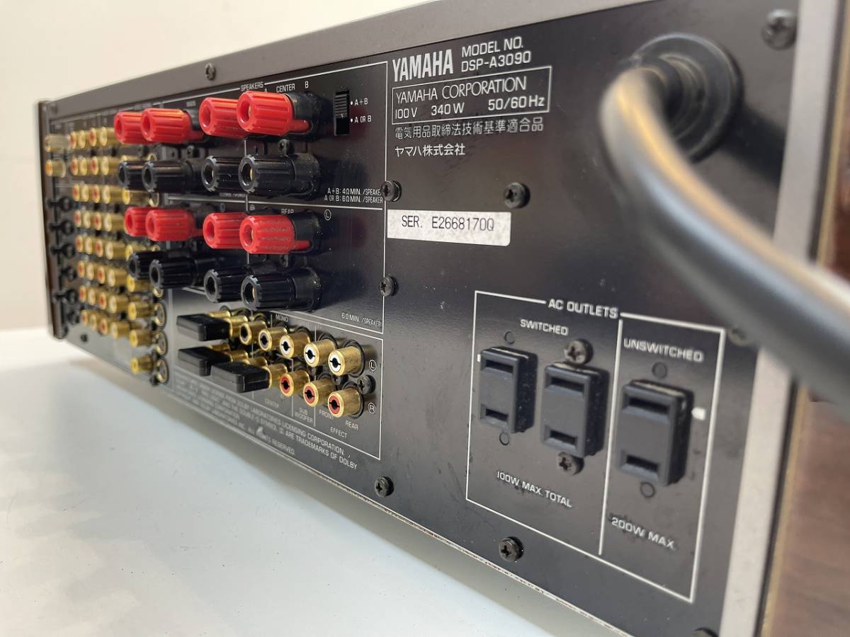 YAMAHA DSP-A3090 AVアンプ 動作チェックOK リモコン付き 【公式通販】