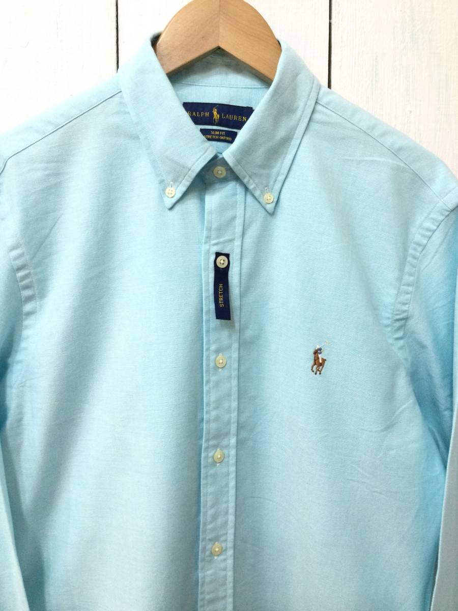 タグ付き★RALPH LAUREN　シャツ Ralph Lauren 美品 タグ付き未使用 コットン長袖シャツ