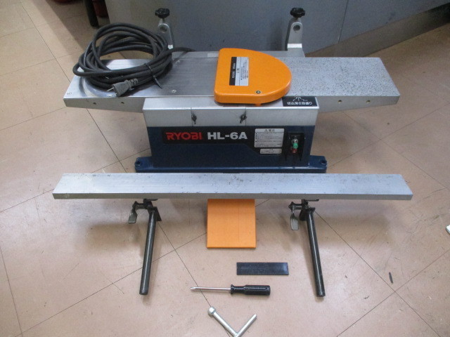 おすすめ★リョービ　RYOBI　小型手押カンナ　HL-6A　木材　研磨　研削　中古品