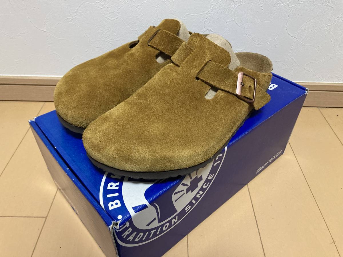 BIRKENSTOCKビルケンシュトック ボストン ベージュ スエード 43 28cm