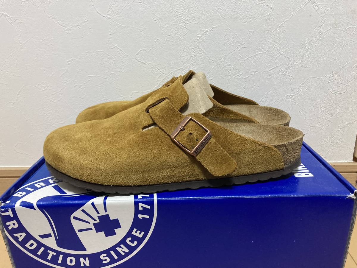 BIRKENSTOCKビルケンシュトック ボストン ベージュ スエード 43 28cm