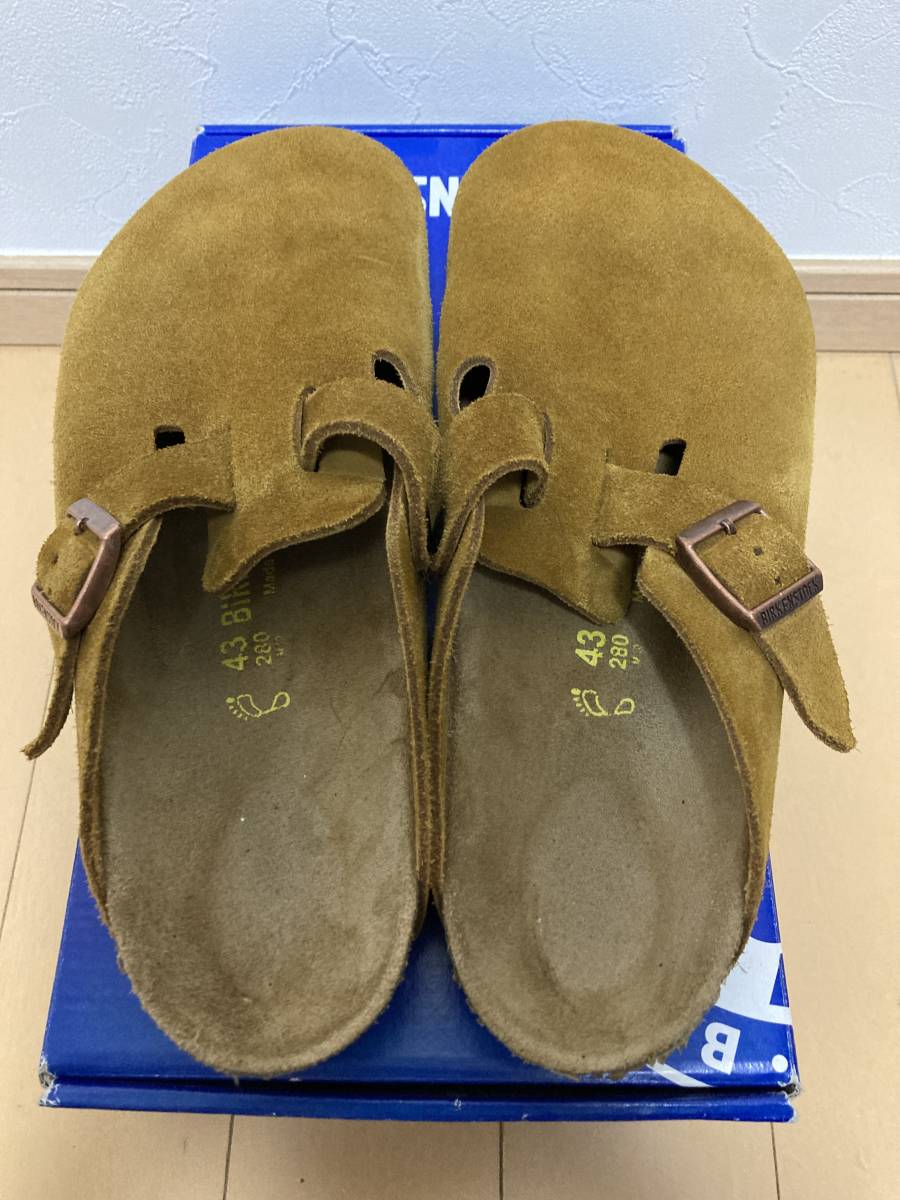 BIRKENSTOCKビルケンシュトック ボストン ベージュ スエード 43 28cm