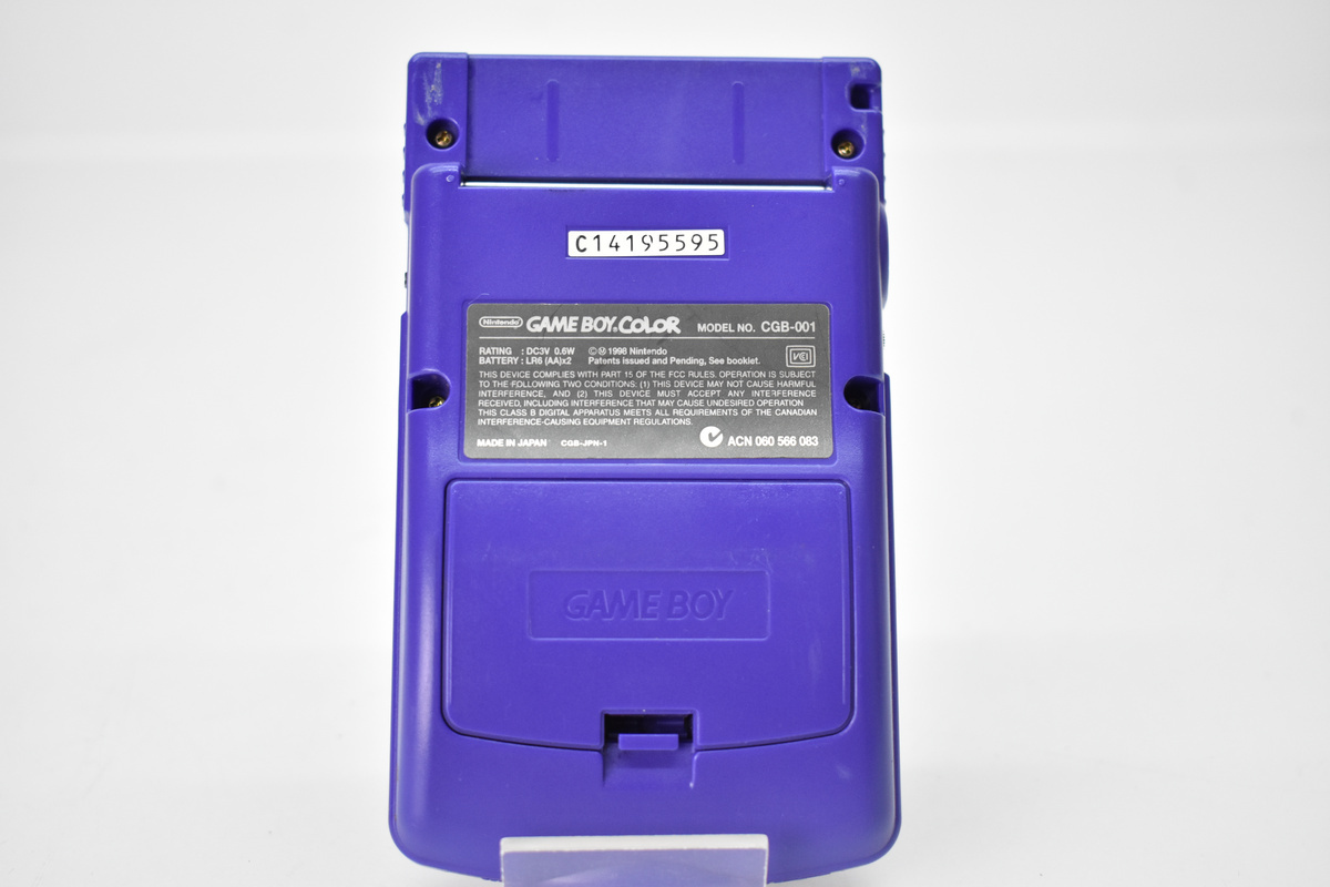 Game Color Boy Nintendo - Console CGB-001 GBC (CGB-001) Clear Tested Purple | Blue 100% &frasl;