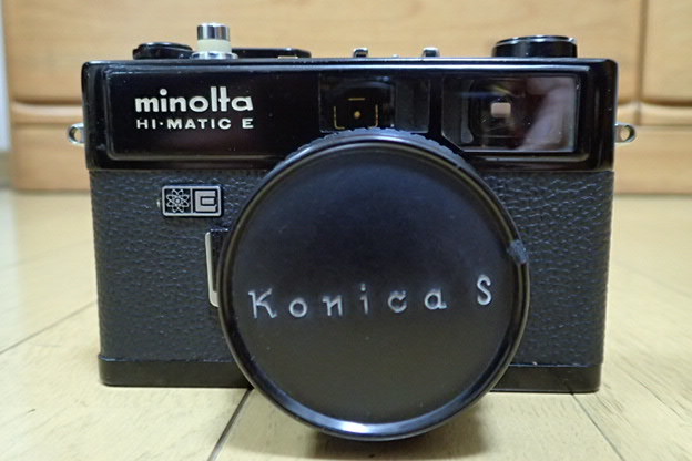 MINOLTA HI-MATIC E フィルムカメラ レンズ ROKKOR-QF 1:1.7 f