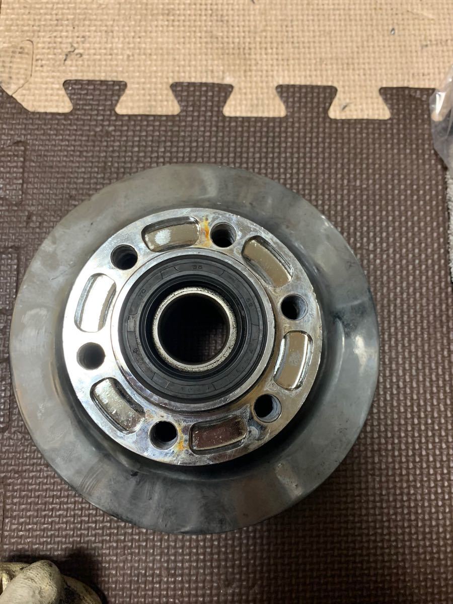 gs400 純正ホイール ハブ スプロケタワー ドラム GS400 スポーク用