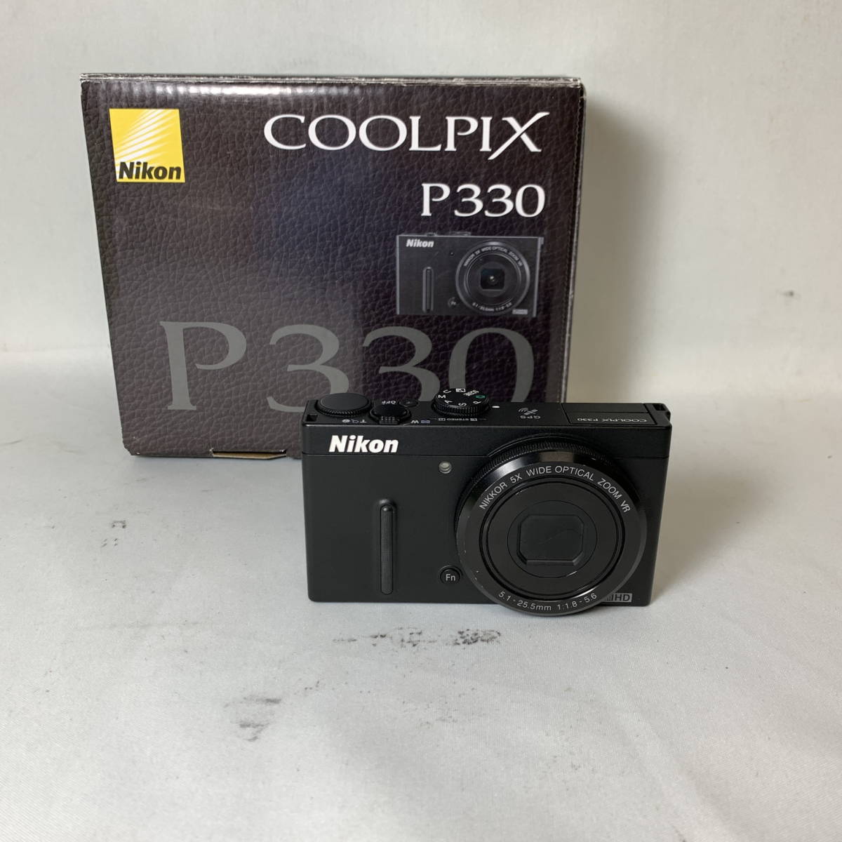 ジャンク・動作未確認Nikon COOLPIX P330デジタルカメラブラック
