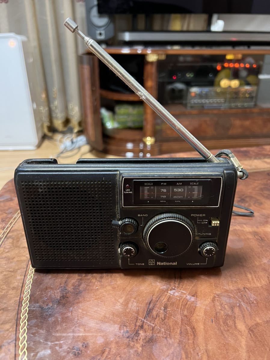 National/ナショナル・AM/FMポータブルラジオRF-068 現状品(一般