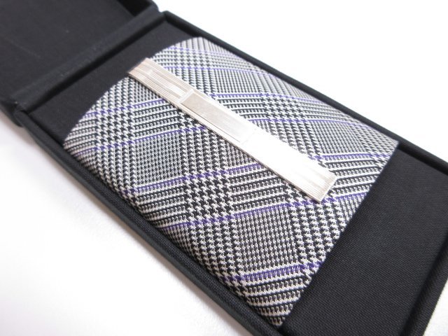 ■美品 【ラルフローレンパープルレーベル RALPH LAUREN PURPLE LABEL】 ネクタイピン タイピン (メンズ) シルバー925 ◇7ME4386◇ パープルレーベル ラルフローレン Ralph ハーフパンツ 定価4.6万 LABEL)の