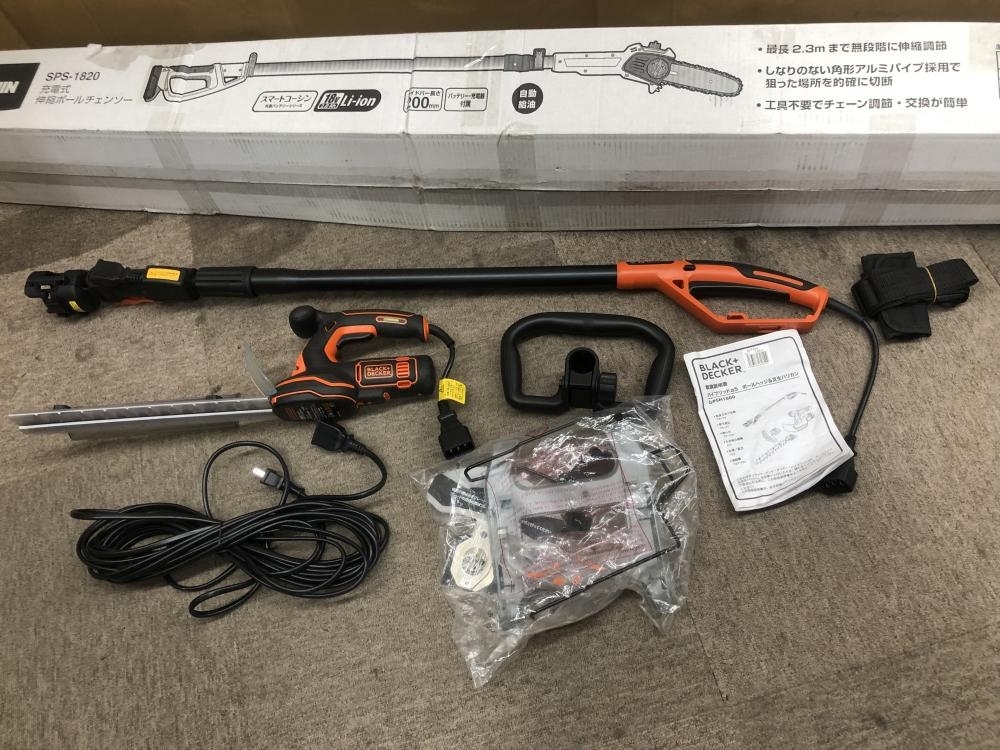 超激得，2026 001 おすすめ商品 BLACK&DECKER BLACK+DECKER 5in1ポールヘッジ&芝生バリカン GPSH1000 箱メーカー型番異なります(その他)｜売買されたオークション情報、yahooの商品情報をアーカイブ公開 - オーク その他