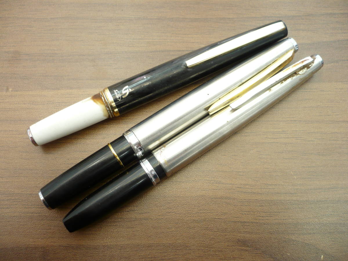 34419】万年筆 6本まとめ プラチナ セーラー PLATINUM SAILOR 18K 14K