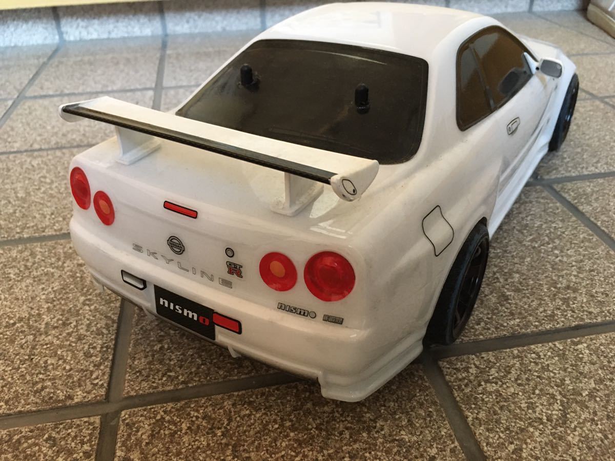 タミヤ TT02D 34GTR フルキット タミヤ R34 1⁄10 .: tt-02シャーシ