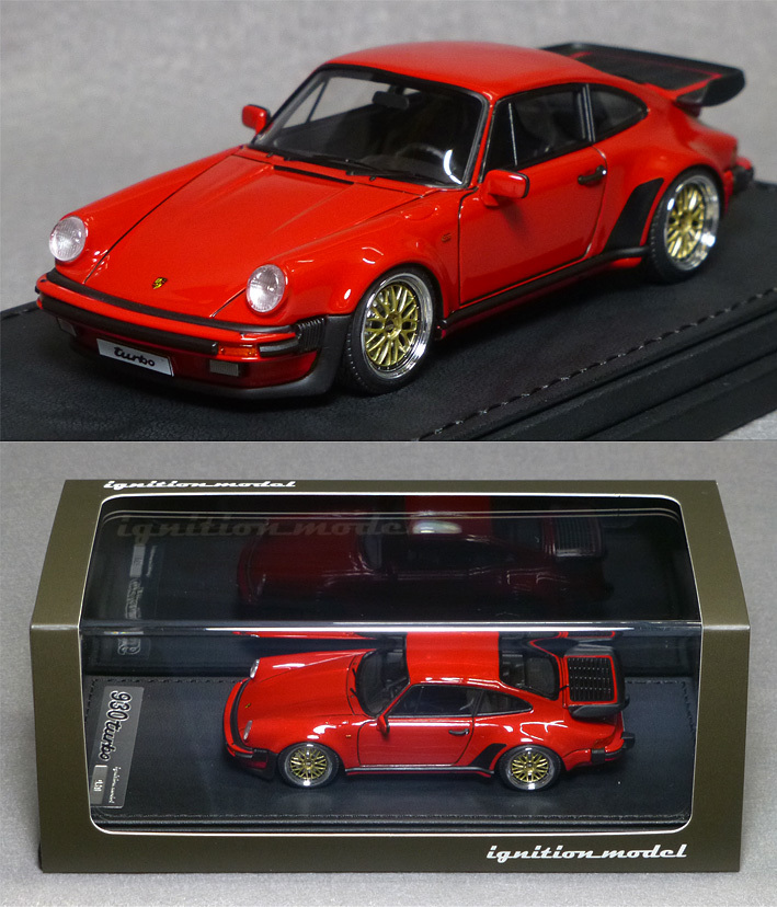 ポルシェ911[930] ターボ（レッド） *1/43スケール *メーカー