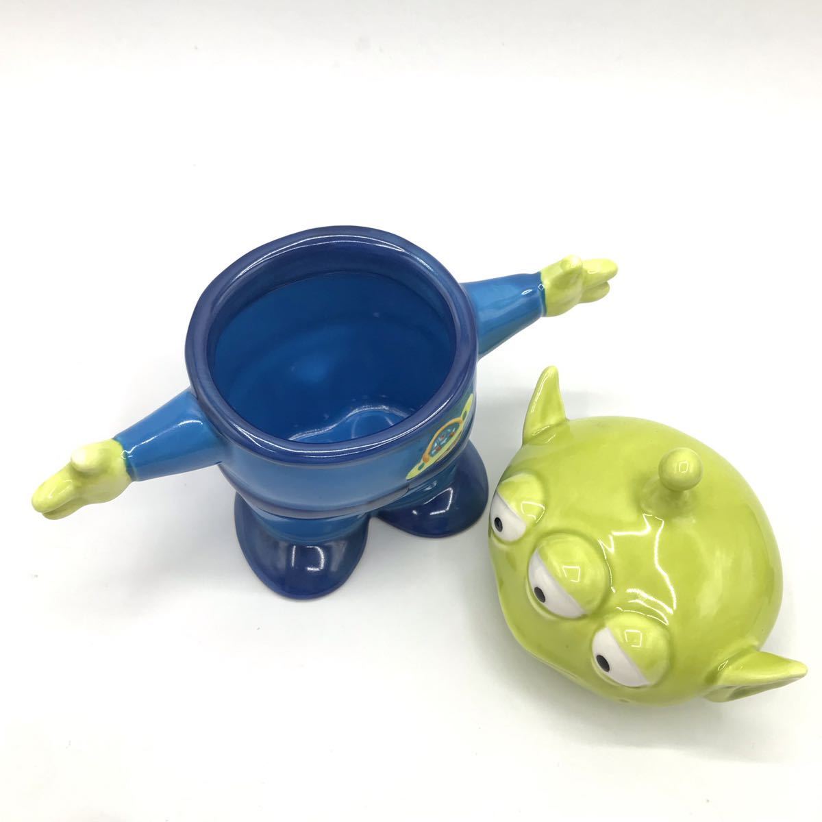 レア トイストーリー 三郷陶器 リトルグリーメン 小物入れ 調味料入れ  