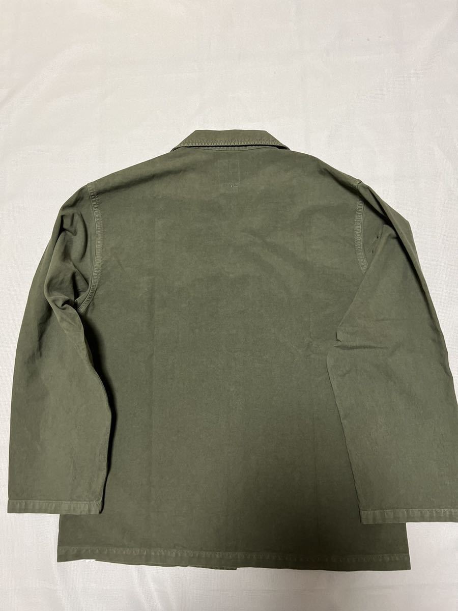 visvim 2022SS CARDWELL SHIRT L/S DMGD OLIVE size3 送料無料 新品未