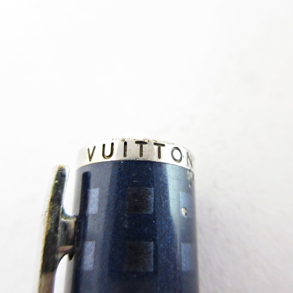 Louis Vuitton ルイヴィトン チェック柄 青インク ジェットリーニュ  