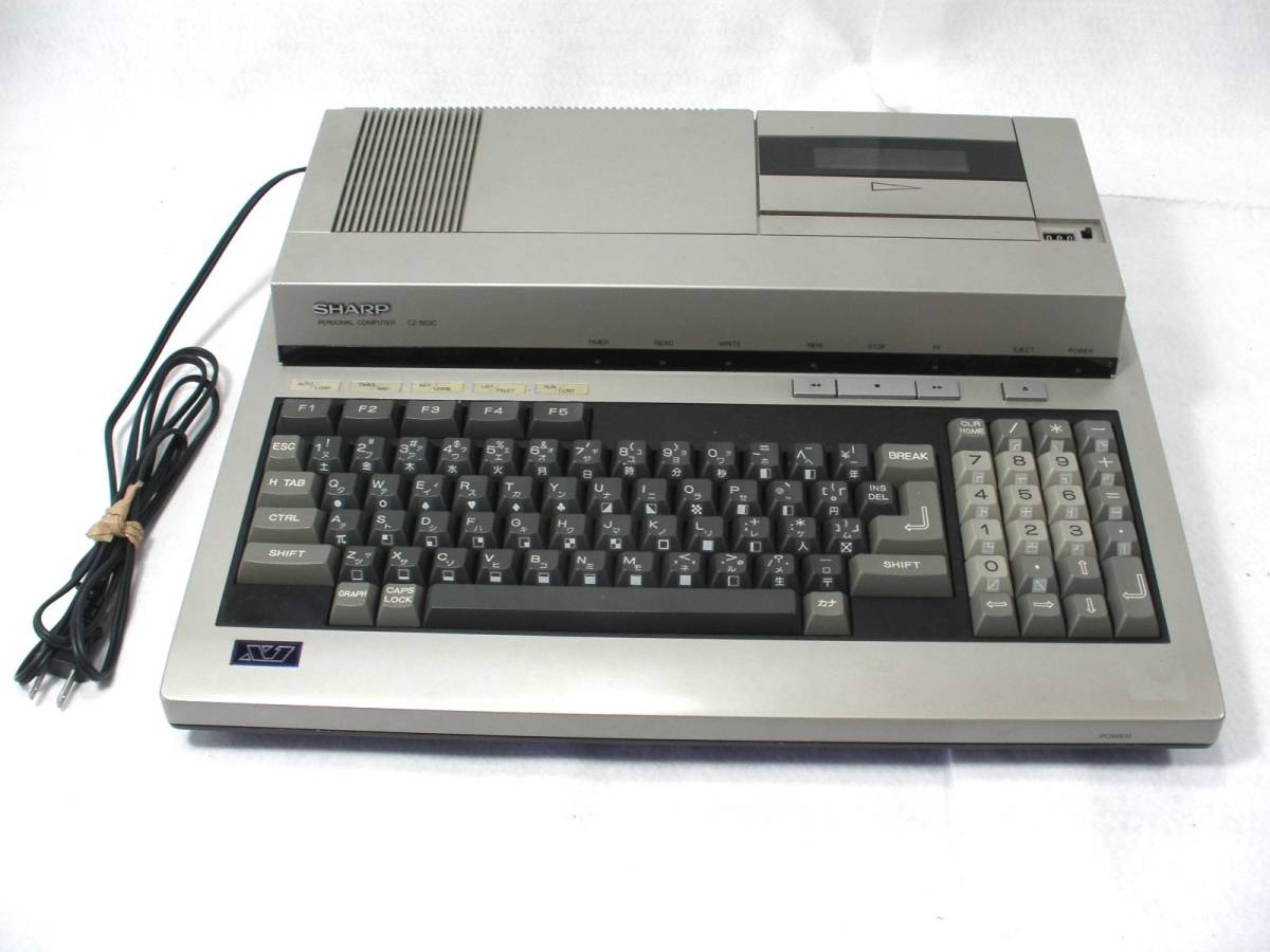 SHARP パソコンテレビX1 CZ-803C ジャンク