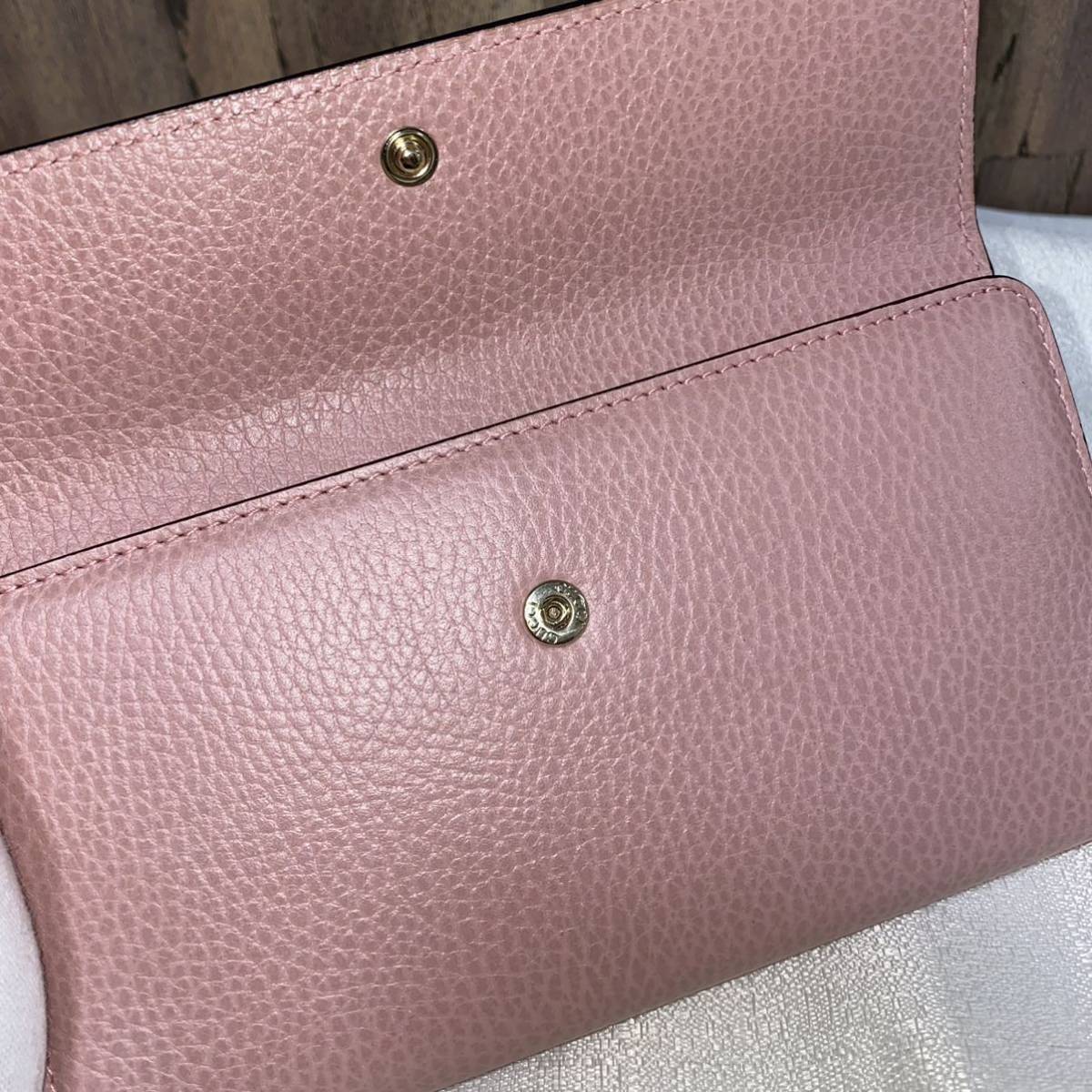 1円【未使用！】GUCCI グッチ 長財布 レザー ラウンドジップ 大容量 GG 