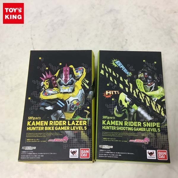 お得，送料無料 1円 S.H.Figuarts 仮面ライダー スナイプ ハンターシューティングゲーマー レベル5 レーザー ハンターバイクゲーマー レベル5(仮面ライダー)｜売買されたオークション情報、yahooの商品情報をア その他