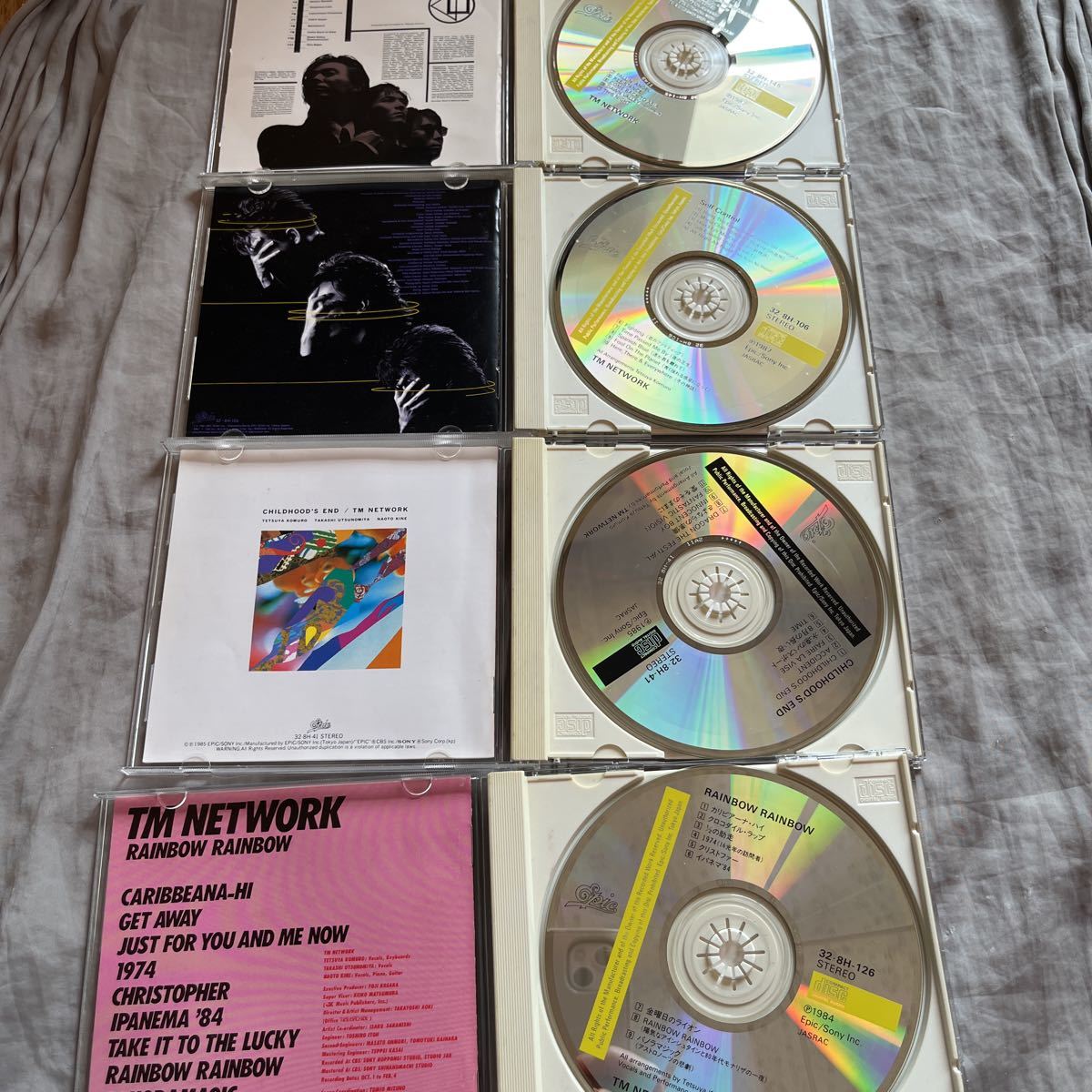 TM NETWORK アルバムCD8枚セット DRESS/TIME CAPSULE all the singles 