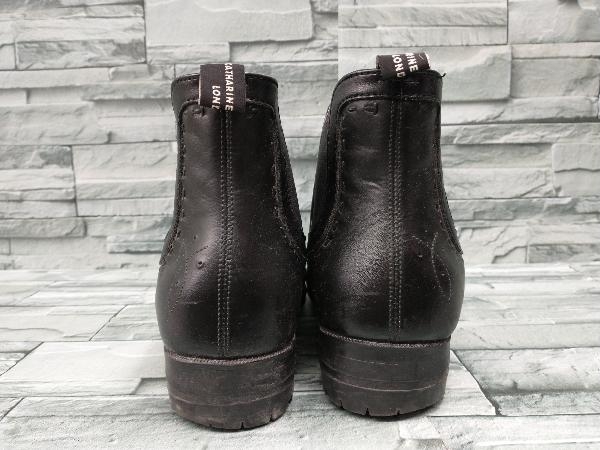KATHARINE HAMNETT LONDON/サイドゴアブーツ/レインシューズ/ブラック