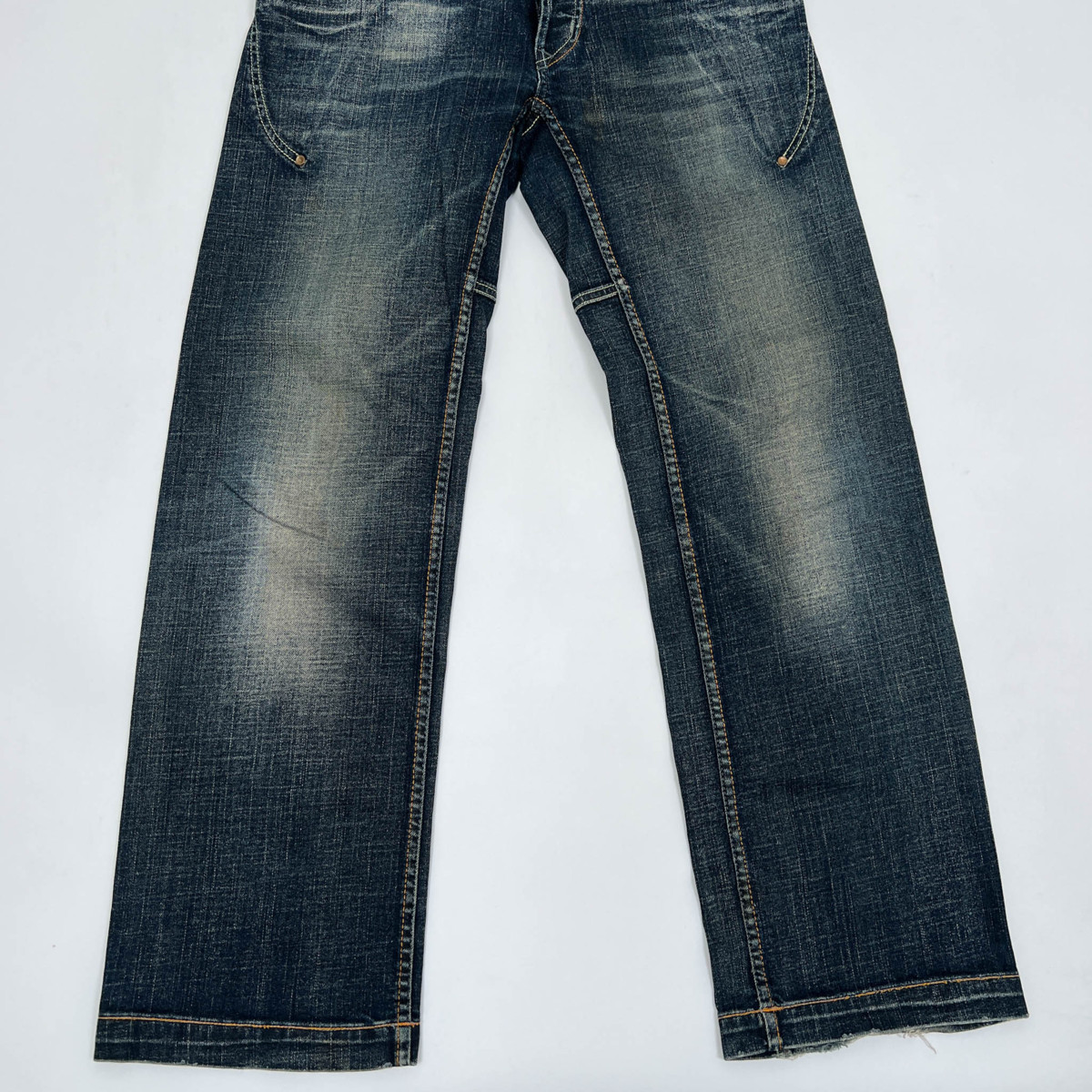 激渋!!◇DIESEL ディーゼル 色落ちダメージ加工 デニム パンツ 