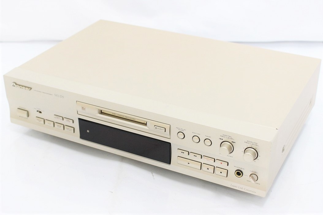美品Pioneer MJ-D5 ミニディスクレコーダー 本体 行董】 Pioneer パイオニア MJ-D5 MINIDISC RECORDER ミニディスク