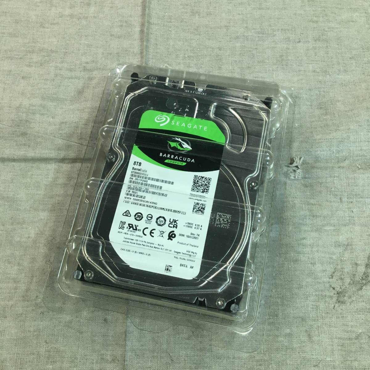 Seagate HDD BarraCuda 8TB 3.5インチ | Hard ST8000DM004 Internal 