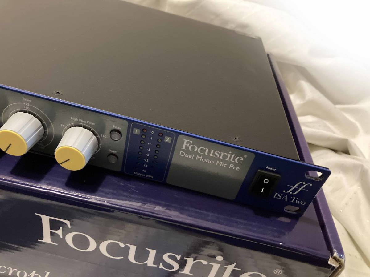 Focusrite ISA Two 2ch マイクプリアンプ ♪名機♪FOCUSRITE ISA Two 2ch マイクプリアンプ