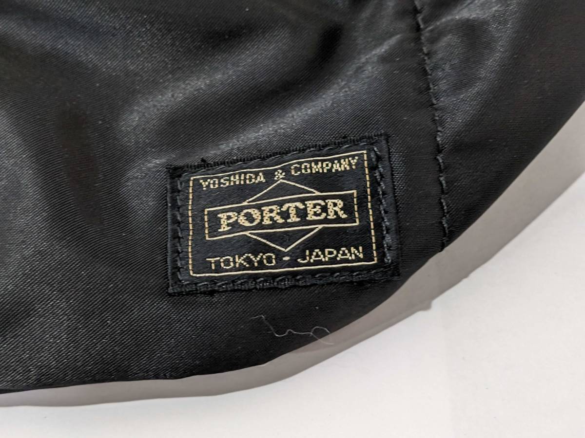 PORTER ポーター タンカー ウエストバッグ ボディバッグ ブラック