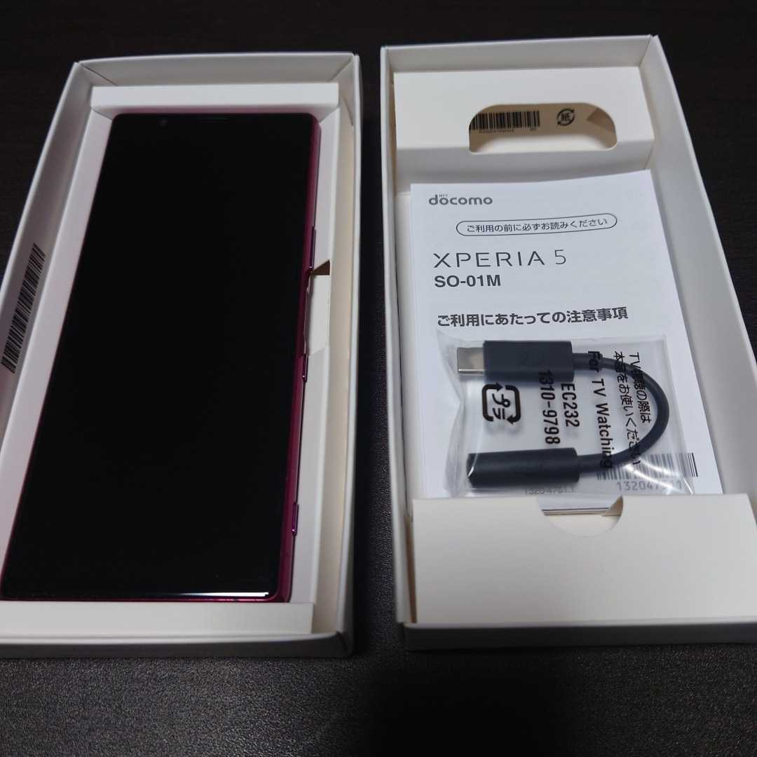 SONY Xperia 5 SO-01M レッド SIMロック解除済 判定○(Android)｜売買
