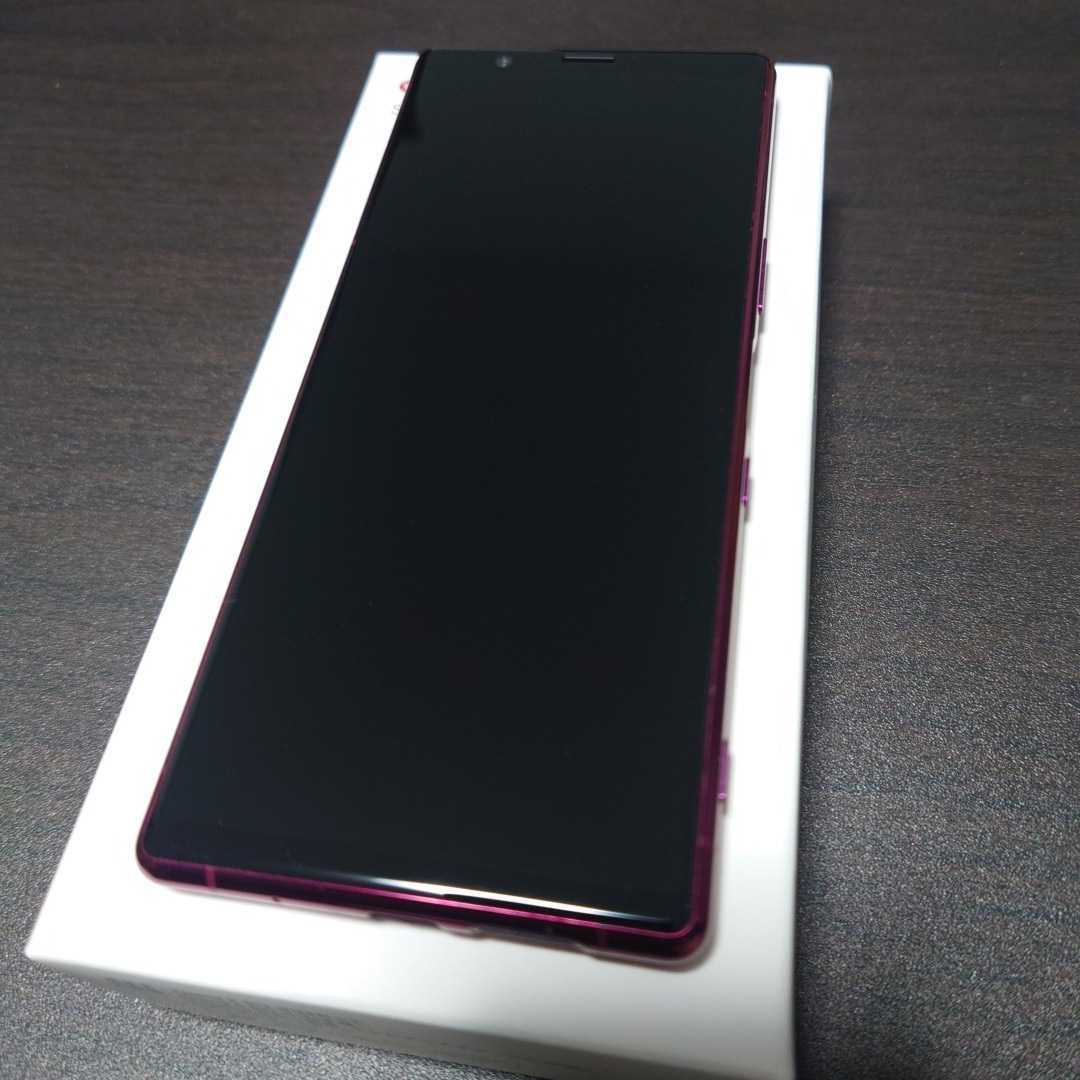 SONY Xperia 5 SO-01M レッド SIMロック解除済 判定○(Android)｜売買