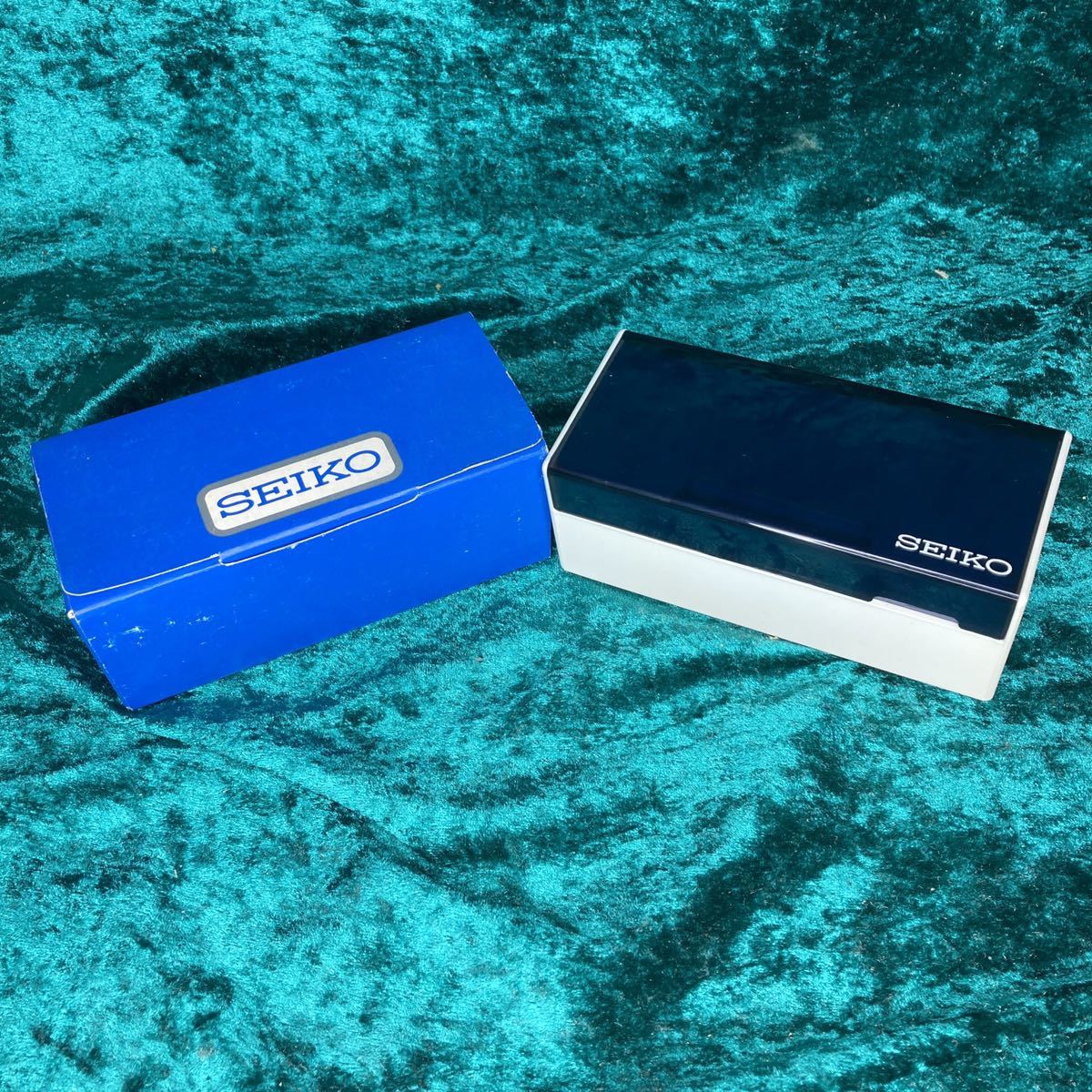 ビンテージ セイコー SEIKO 純正箱 青箱 6105-8110 6105-8000用 植村 